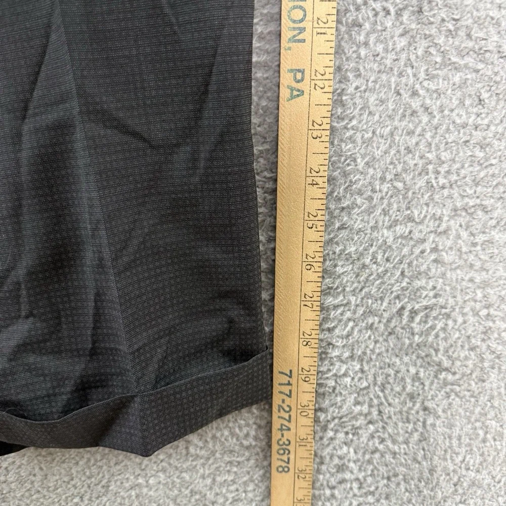Santorelli 42x30 Romeo Mens Dress Pants 100% Wool Gray Check Italy Made Straight